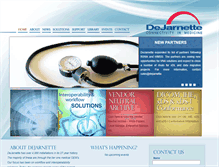 Tablet Screenshot of dejarnette.com